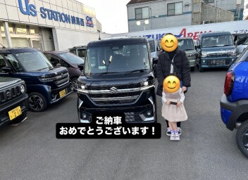 スペーシアカスタムご納車させていただきました